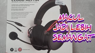 Unboxing Headset Hyper  X Cloud Alpha  untuk main Rise of kingdoms