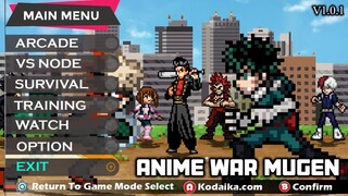 Anime War Mugen Game (PC/APK Exagear) V1.0.1