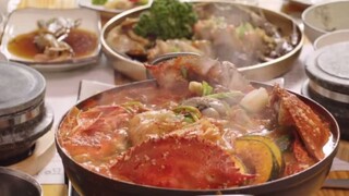 《一起吃饭吧》美食cut | 泡菜螃蟹锅，大冷天的可美了~