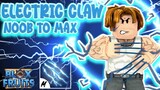 Noob to Max Using ELECTRIC CLAW in Bloxfruits| Roblox