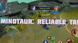 Minotaur : Reliable Tank even in Solo Rank
