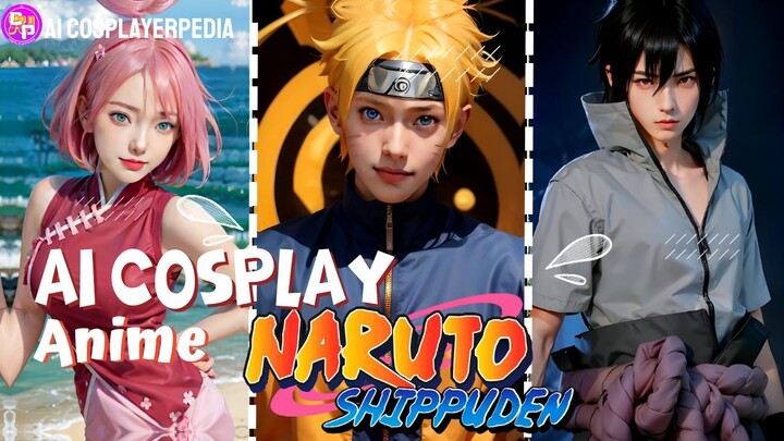 AI COSPLAY Naruto Sasuke Sakura Terkeren 😍 Mana Yang Paling Keren Nihh??