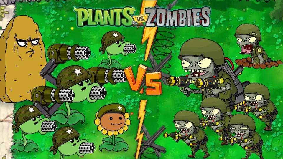 Plant Vs Zombie Best PVZ Animation - Primal Cartoon Anime Video PVZ - All  Plants vs All Imp Zombies - Bilibili