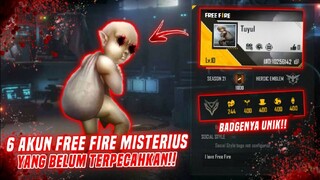 6 AKUN FREE FIRE PALING MISTERIUS YANG BELUM TERPECAHKAN - Misteri Free Fire