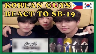 [REACT] SB-19 Alab and Go Up Dance Practice React with Korean Guys # 12