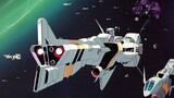 Kapal perang luar angkasa dalam anime fiksi ilmiah, lukisan yang dibuat pada tahun 1998 masih sangat