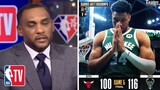 NBA TV reacts to Giannis leads Bucks beat Bulls 116-100 in Game 5 to advance to face Celtics
