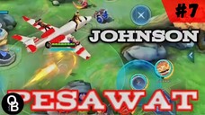 Banyak Penumpang Gelap..!!! JOHNSON X PESAWAT - MLBB Skin MOD