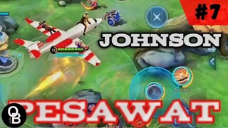 Banyak Penumpang Gelap..!!! JOHNSON X PESAWAT - MLBB Skin MOD
