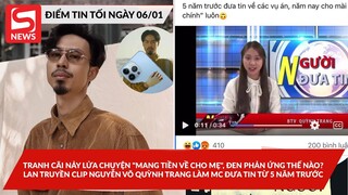 Phản ứng ĐenVâu trước tranh cãi "Mang tiền về chomẹ";  Lantruyền clip QuỳnhTrang làm MC từ 5nămtrước