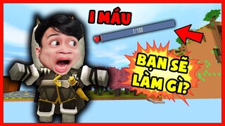 BẠN SẼ LÀM GÌ KHI CHỈ CÒN 1 MÁU? || THỬ THÁCH PARKOUR GÂY CẤN NHẤT MINIWORLD (SIRO OFFICIAL)