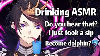 Never worry about Shu's hydration...Drinking ASMR tskr【Shu Yamino/NIJISANJI EN】