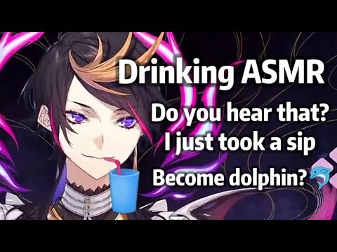 Never worry about Shu's hydration...Drinking ASMR tskr【Shu Yamino/NIJISANJI EN】