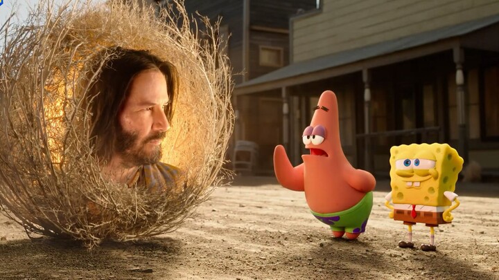 Ji, you are so beautiful! Keanu Reeves' "SpongeBob SquarePants 3" official trailer revealed