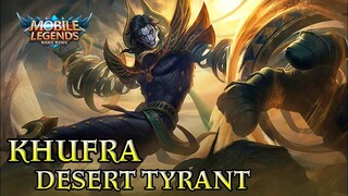 New Hero Khufra Desert Tyrant Gameplay - Mobile Legend Bang Bang