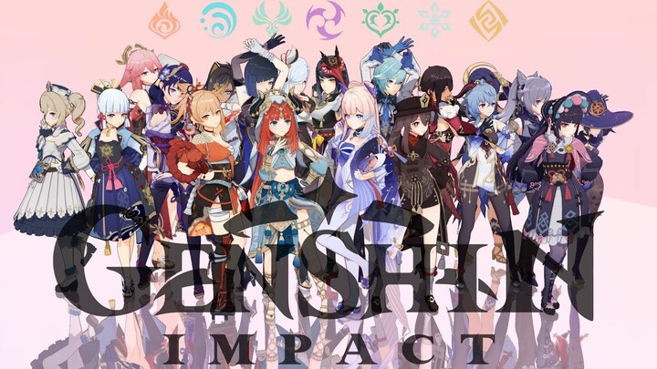 【MMD Female 】"Genshin Impact Girls Dancing to Soft Music Compilation" #genshinimpact #mmd