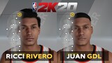 NBA 2K20 - How to Create Ricci Rivero and Juan Gomez De Liano | Face Creation and Realistic Jumpshot