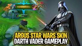 Review Argus Upcoming Star Wars Skin "Darth Vader" Gameplay | Mobile Legends: Bang Bang
