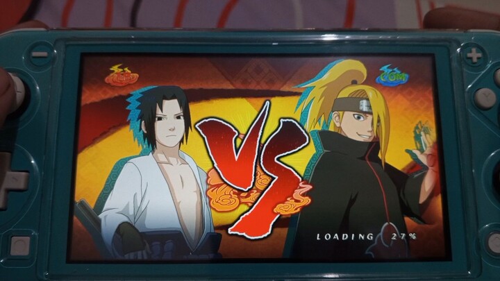 Gameplay Naruto Ultimate Ninja Storm 2 Nintendo Switch Lite | Sasuke VS Bang dedi