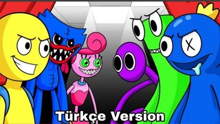 RAINBOW FRIENDS Vs. POPPY PLAYTIME (ANİMASYON - TÜRKÇE) Rainbow Friends Hikayesi Animation