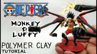 Monkey D. Luffy [Gear 4 Snakeman] - One Piece - Polymer Clay Tutorial