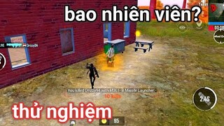 PUBG Mobile - Thử Nghiệm Đạn Người Tí Hon Lên Người Khổng Lồ Bao Nhiêu Viên? | Fix Lỗi Bug