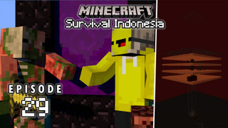 Bekerjasama Bersama Piglin! - Minecraft Survival Eps. 29