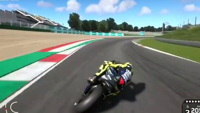 The first demo of "Moto GP20" is open to experience the 300km/h motorcycle hurricane