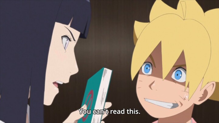 Hinata Angry to See Boruto Read Kakashi's Book | Funny Moment Boruto and Hinata [English Sub]
