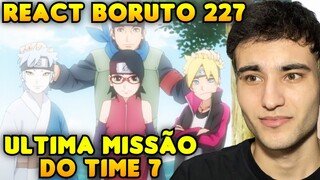 SARADA CHUNIN E DESPEDIDA DO KONOHAMARU - React Boruto 227