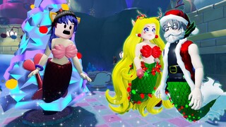 เมื่อใต้ท้องทะเลมีนายเงือกนางเงือกซานตาคลอส..สวยหล่อกันมากๆ! | Roblox Mermaid Life Santa