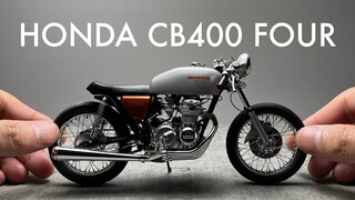 [Model] Bersantai dan dekompresi: Merakit Qingdao Society 1/12 model sepeda motor Honda CB400 EMPAT 