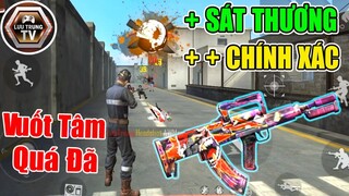 [Free Fire] Skin Súng Groza Thách Thức Tăng 2 Độ Chính Xác Vuốt Tâm Quá Đã | Lưu Trung TV