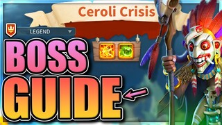 Beat every boss [Ceroli Legendary Difficulty] Rise of Kingdoms