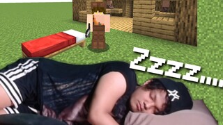 Gw Main BEDWARS Tapi Tidur DI KASUR ... *TIDUR BENERAN*