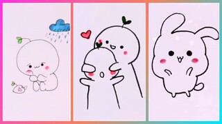 Hướng Dẫn Vẽ Tranh Bút Chì Cute Đơn Giản / Simple Cute Pencil Drawing Tutorials