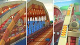 Evolution of Mushroom Bridge Tracks in Mario Kart Games (2003 - 2023)