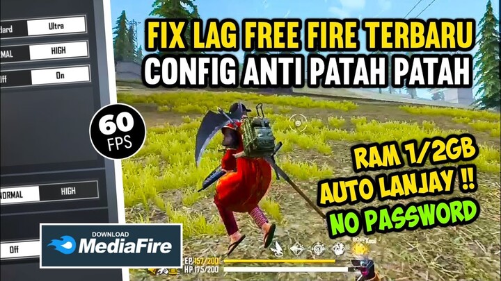 FIX LAG FREE FIRE BARBAR 1.66.1 | CONFIG ANTI PATAH PATAH RAM 2GB FF | CONFIG FF NO LAG TERBARU