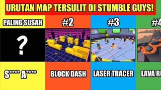 TEBAK URUTAN MAP STUMBLE GUYS PALING SULIT!! NO 1 GA BAKAL ADA YANG TAU! MAP PALING SUSAH DI DUNIA