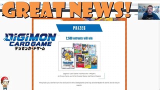 Free Digimon TCG Promo Packs Revealed (& Theme Deck Updates - Digimon TCG News)