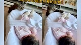 猫：人类幼崽好弱小呀，以后我罩着它了！