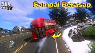 Supir Barbar Bawa BUS Tingkat NgeDrift Di Sitinjau Laut | GTA 4