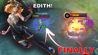 Finally EDITH IS HERE | PHYLAX - EDITH NEW HERO | EDITH BEST BUILD | MLBB