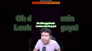 MOMEN CREEPY WINDAH BASUDARA! JANGAN PERNAH BACA SURAT INI ATAU AKAN MATI #shorts #windah