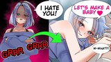 [Manga Dub] A girl I met at a matchmaking party hates me. But now, she’s in my bed!