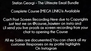 Stefan Georgi Course The Ultimate Email Bundle download