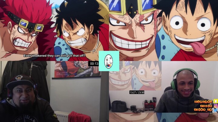 Luffy and Kidd rivalry in the prison Reaction Mashup