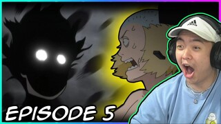 MOB GOES OVER 100%!! || MOB VS TERU || Mob Psycho 100 Episode 5 Reaction