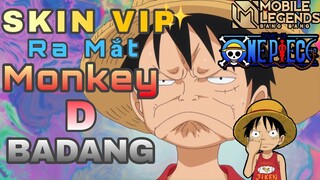 MLBB|Trải Nghiệm Skin Monkey.D.Luffy x Badang Siêu VIP|Jin Moba