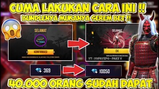 CARA AMPUH SPIN BUNDLE ZOMBIE SAMURAI !! SPIN BUNDLE ZOMBIE SAMURAI - GARENA FREE FIRE